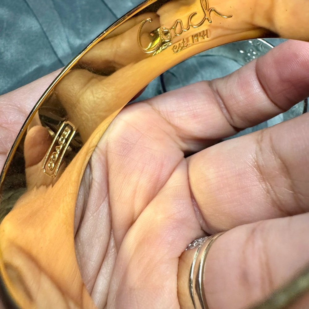 Authentic Coach Enamel Bangles - Picture 2 of 8